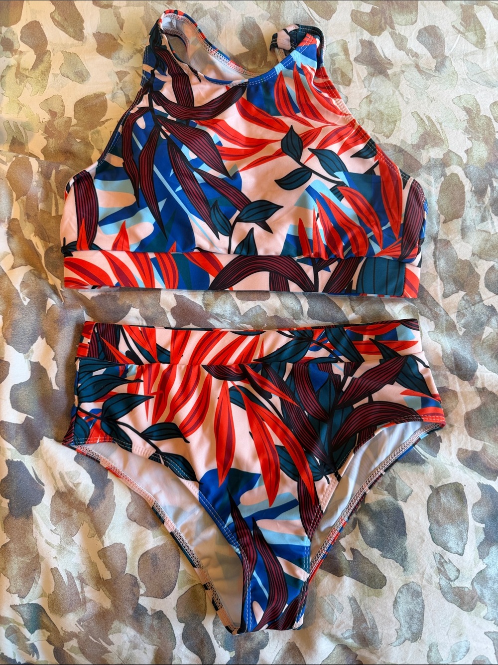 Brand new sporty two piece bathing suit
